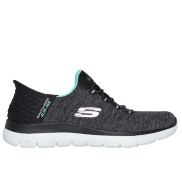 (image for) Skechers Slip-ins Summits Dazzling Haze - BLACK / TURQUOISE
