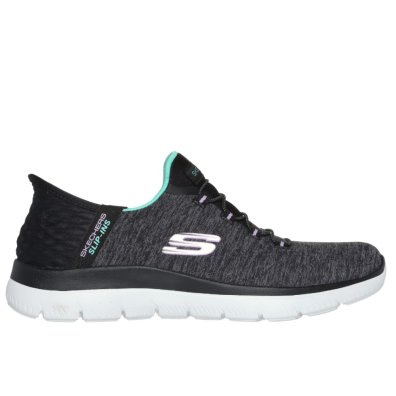 (image for) Skechers Slip-ins Summits Dazzling Haze - BLACK / TURQUOISE